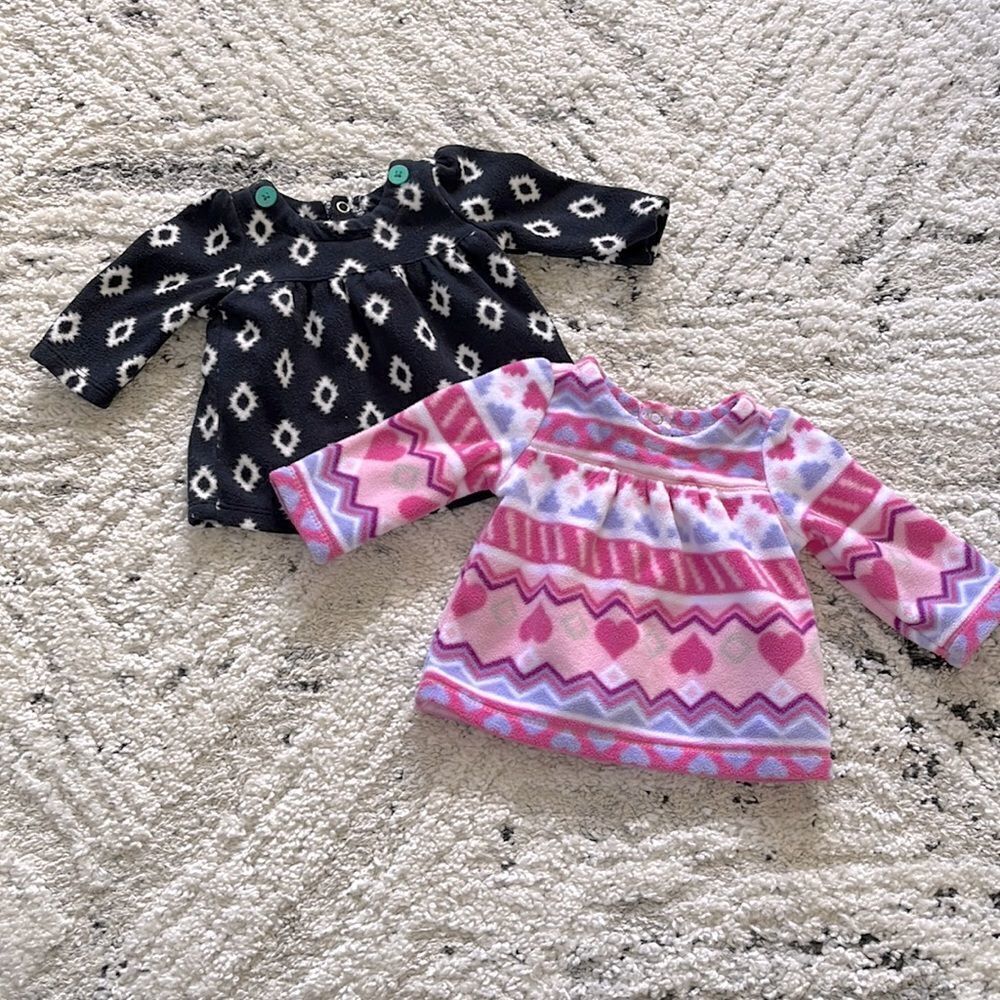Baby Girl Newborn Sweater sweatshirt bundle